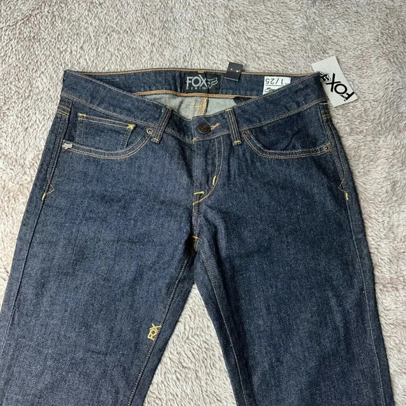 Fox Racing Women’s Specialist Skinny Jeans Size 1/25 New - Picture 3 of 16